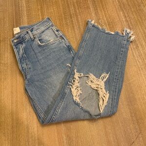 We The Free Classic Blue Straight Leg Jeans